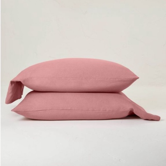 Casaluna Bedding Nwt Casaluna 0 Washed Linen Pillow Case Set King